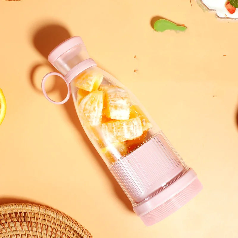 FreshGo Mini – Licuadora Portátil USB de 350ml con Cuchilla de 4 Hojas